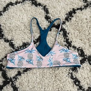🌺 Lsea bikinis pineapple reversible bikini top